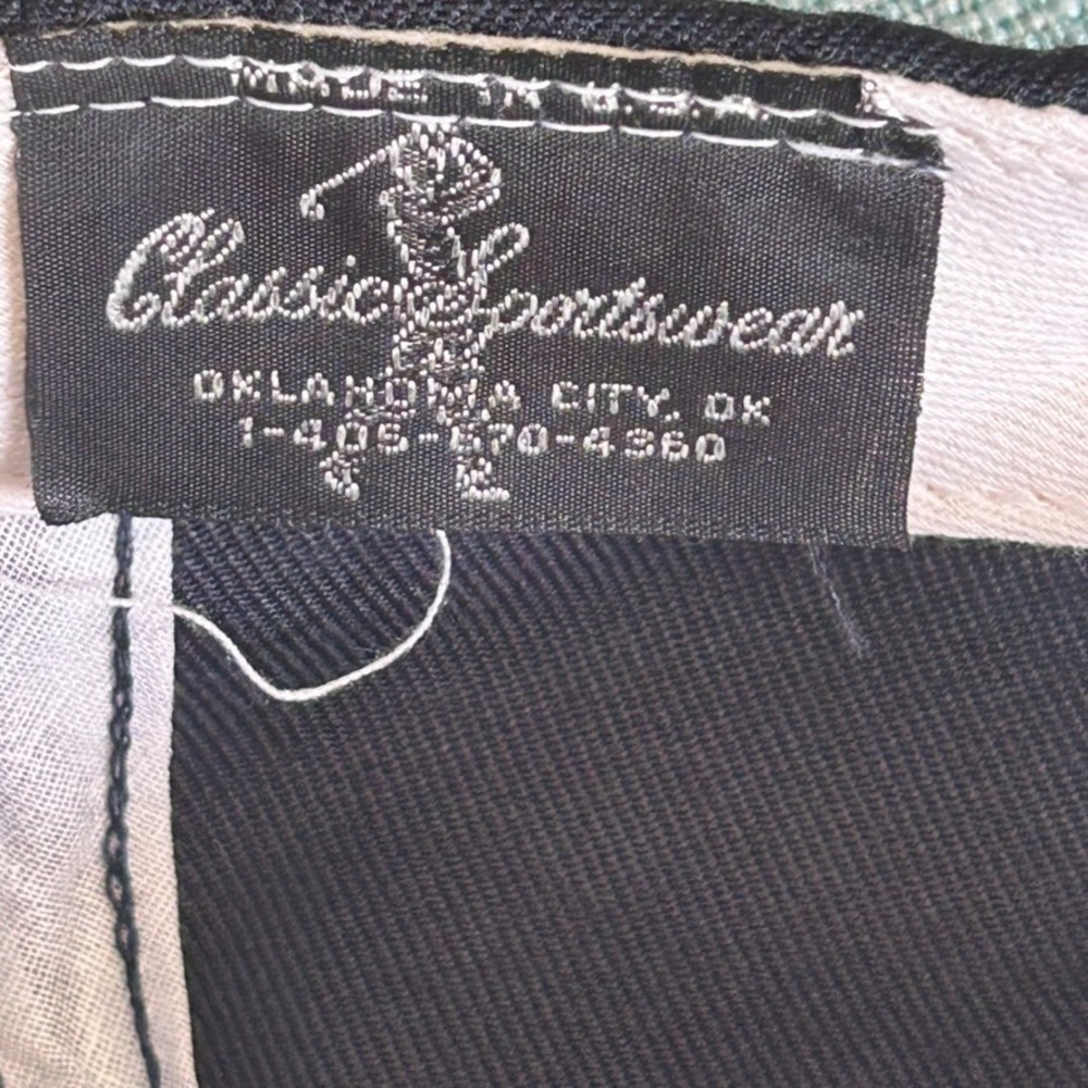 Vintage Washington and Lee University Classic Sportswear Blue‎ Snapback Cap Hat - Picture 9 of 9